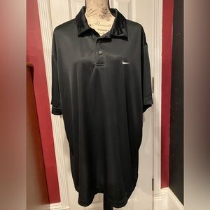 Black Nike Football Polo shirt